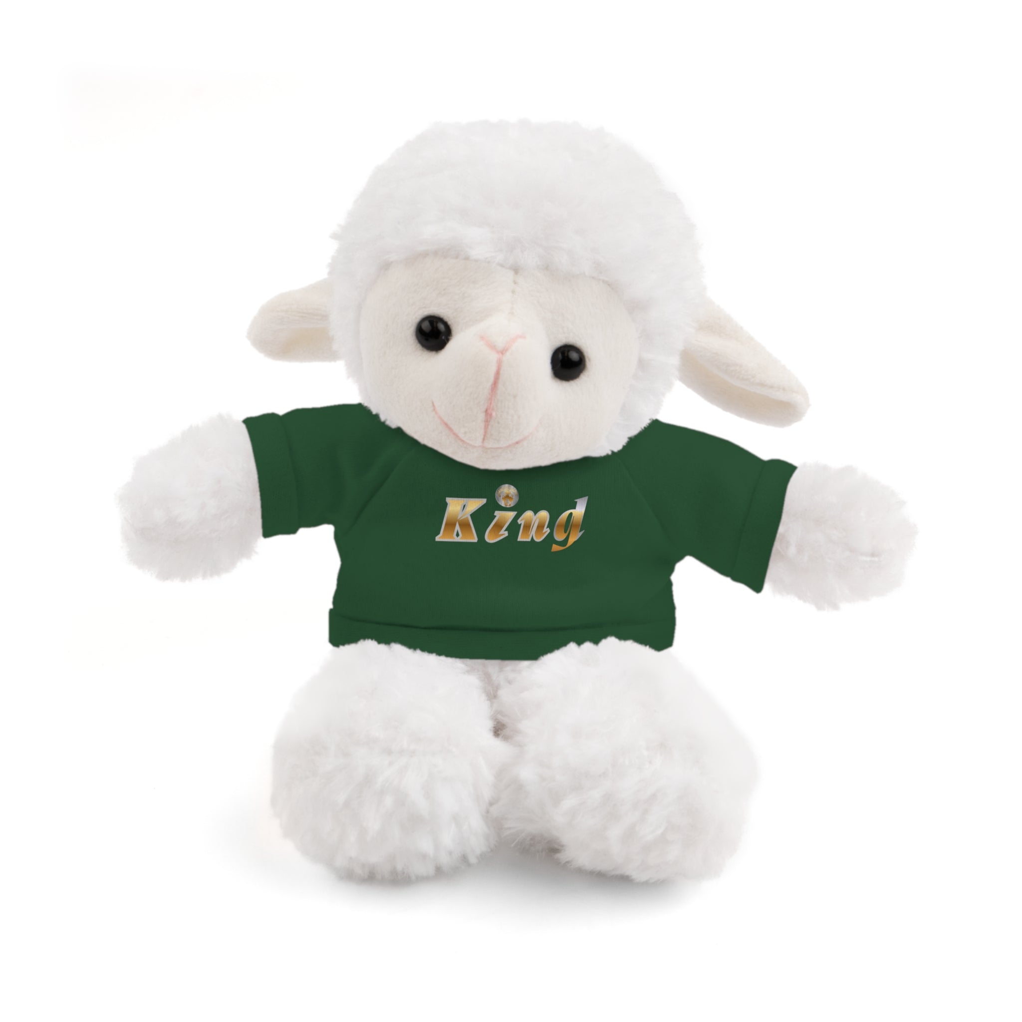 KindKing Teddy Bear with 'KindKing' Tee – Plush Stuffed Animal Gift