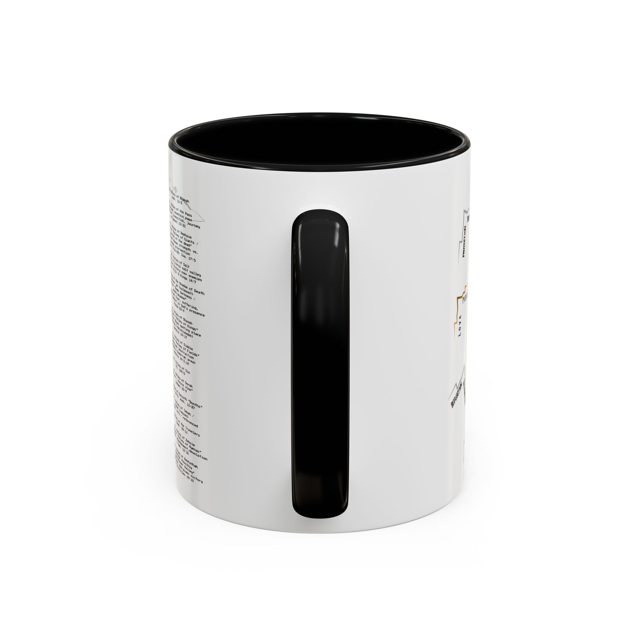 Coffee Mug — "Down in the Valley" Lyrics Accent Mug (11/15oz)