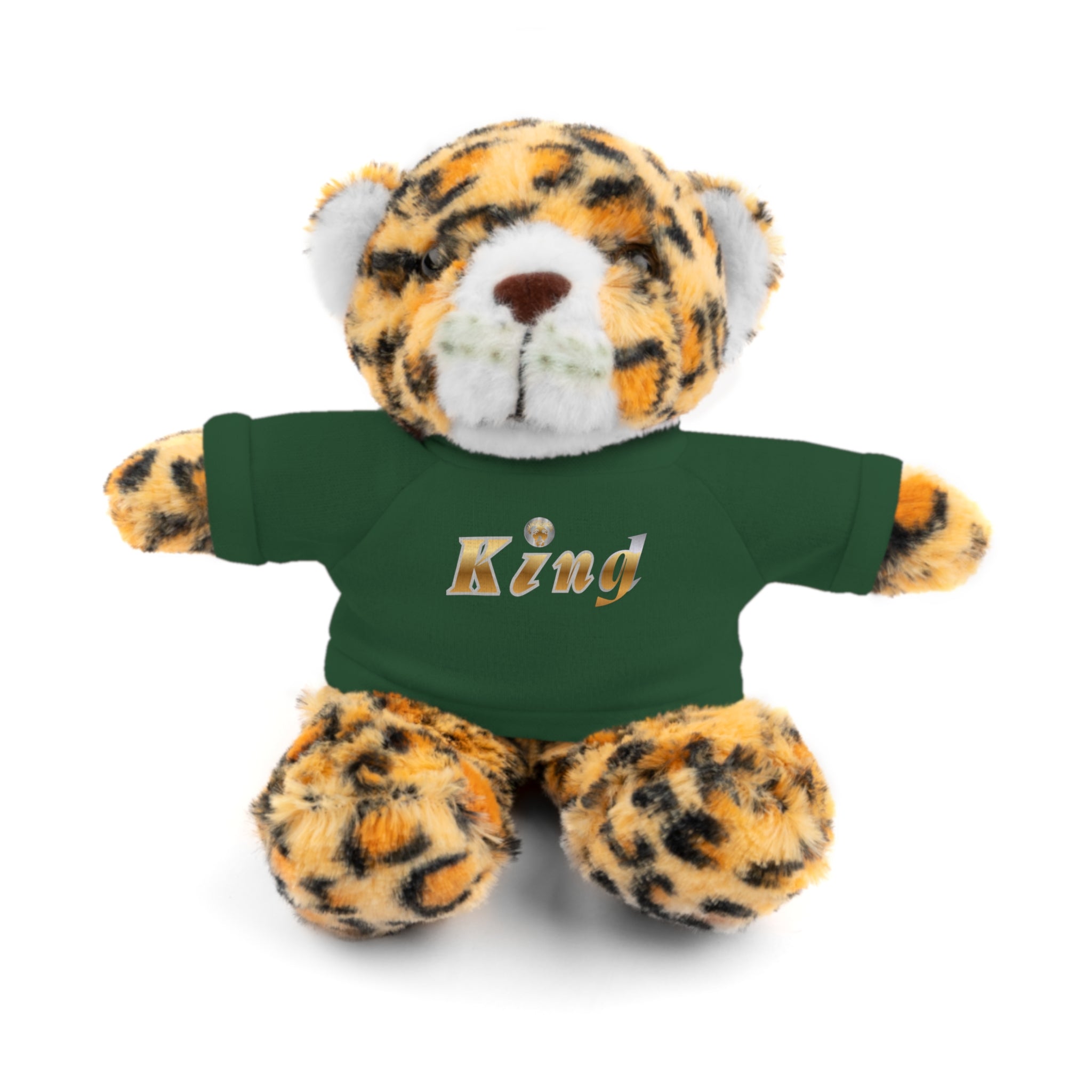 KindKing Teddy Bear with 'KindKing' Tee – Plush Stuffed Animal Gift
