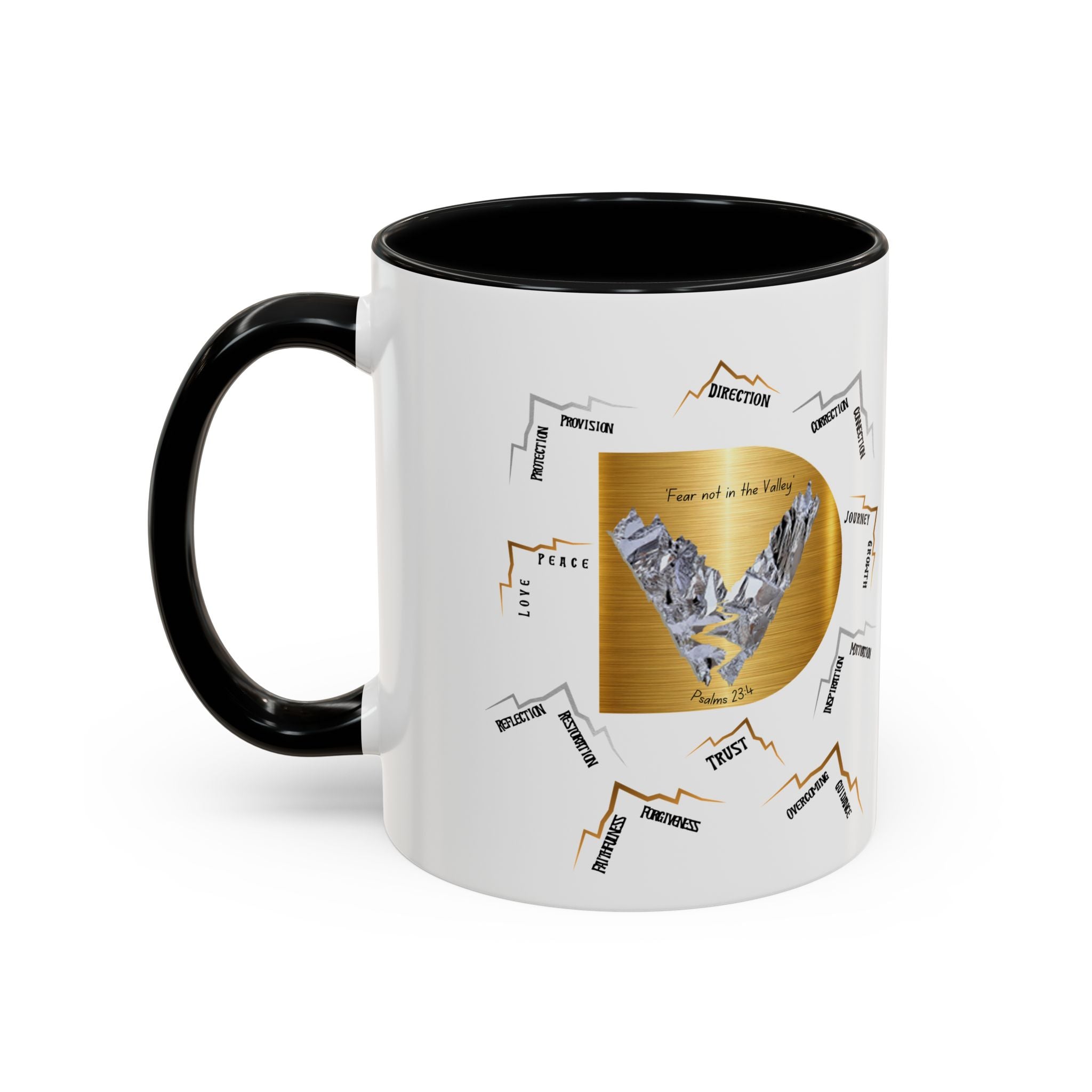 Coffee Mug — "Down in the Valley" Lyrics Accent Mug (11/15oz)