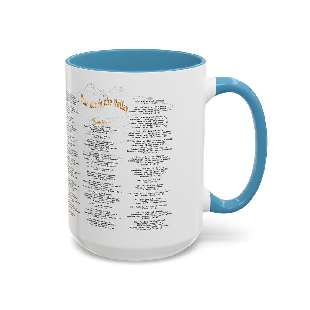 Coffee Mug — "Down in the Valley" Lyrics Accent Mug (11/15oz)