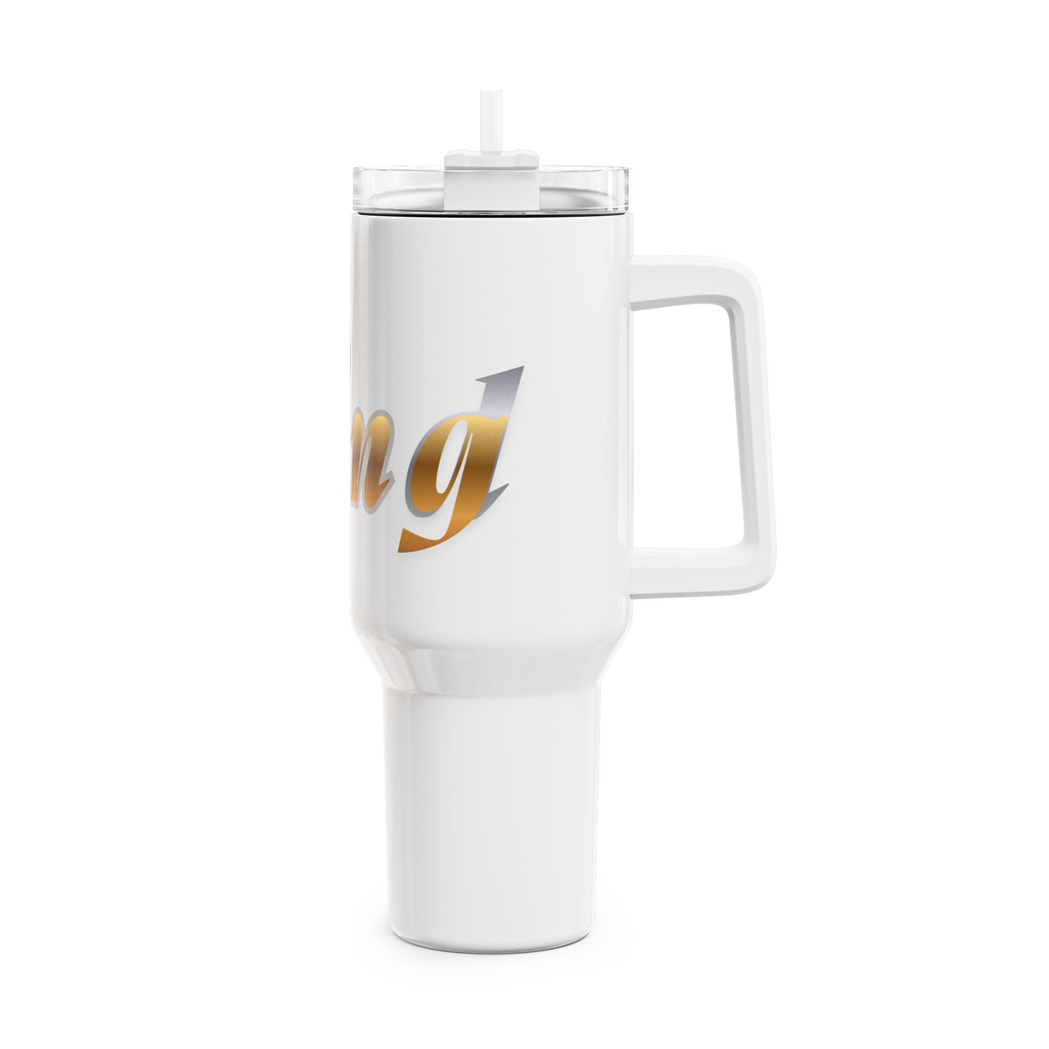 40oz KindKing Tumbler – Gold Script Stainless Travel Tumbler
