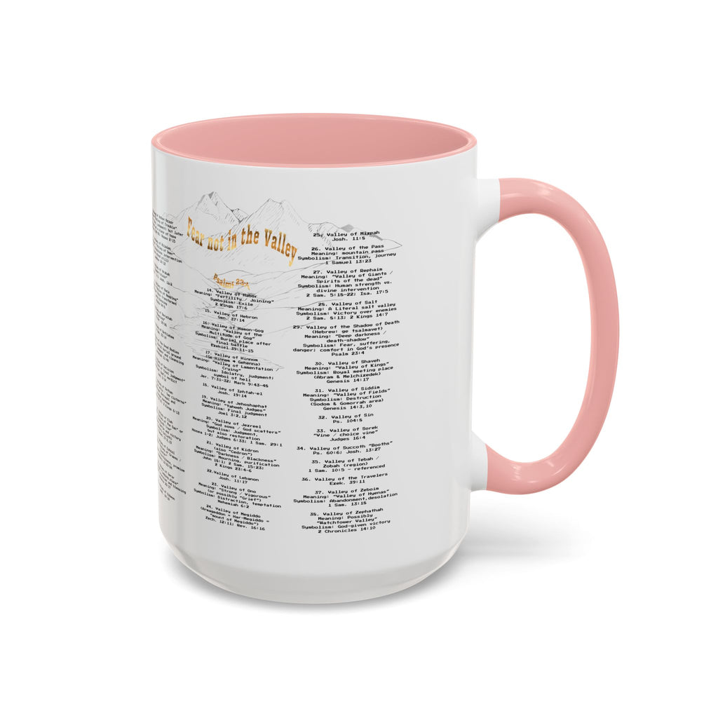 Coffee Mug — "Down in the Valley" Lyrics Accent Mug (11/15oz)