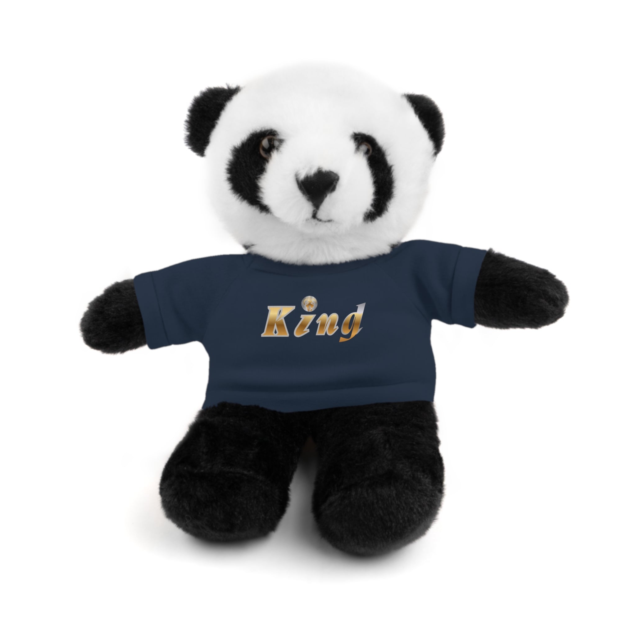 KindKing Teddy Bear with 'KindKing' Tee – Plush Stuffed Animal Gift
