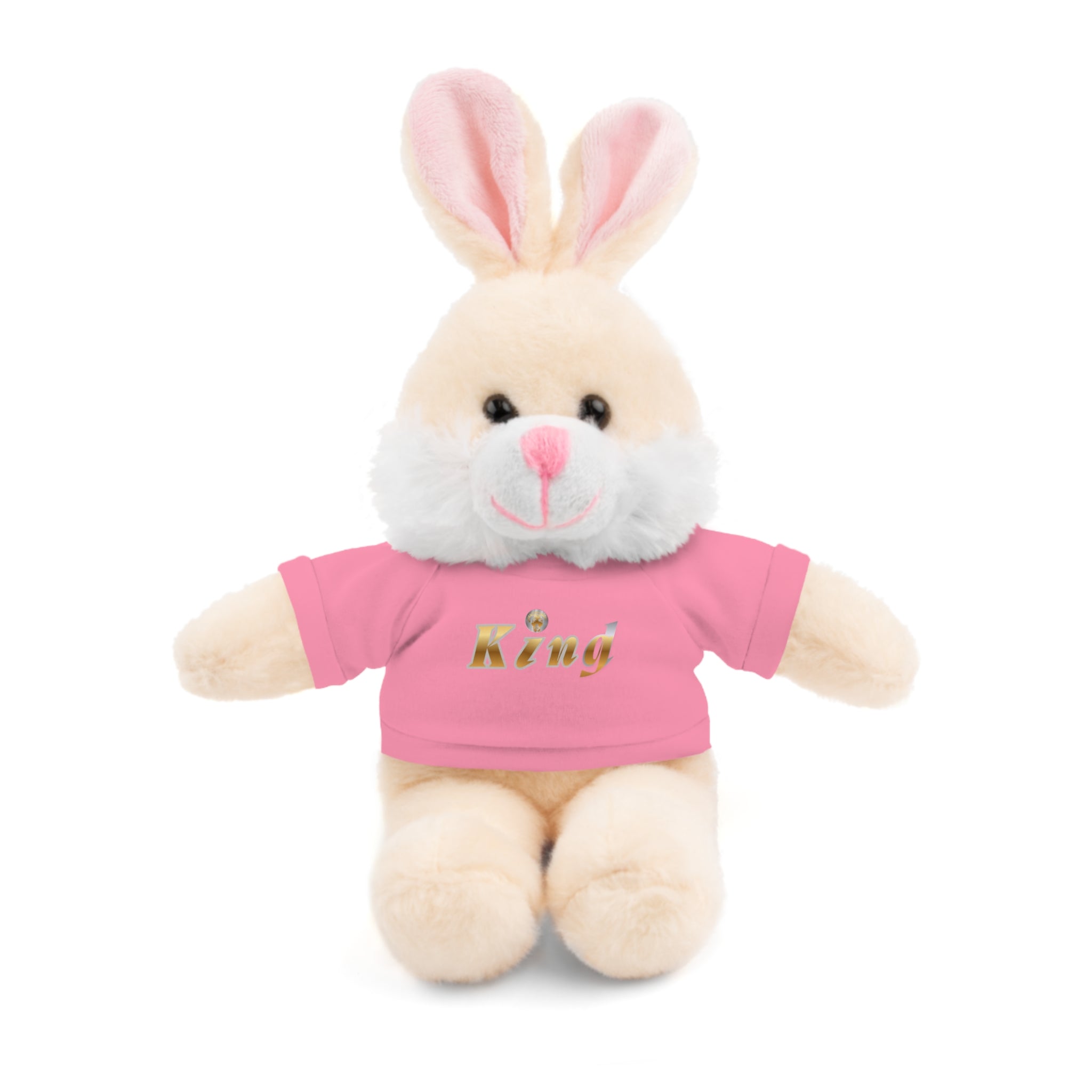 KindKing Teddy Bear with 'KindKing' Tee – Plush Stuffed Animal Gift