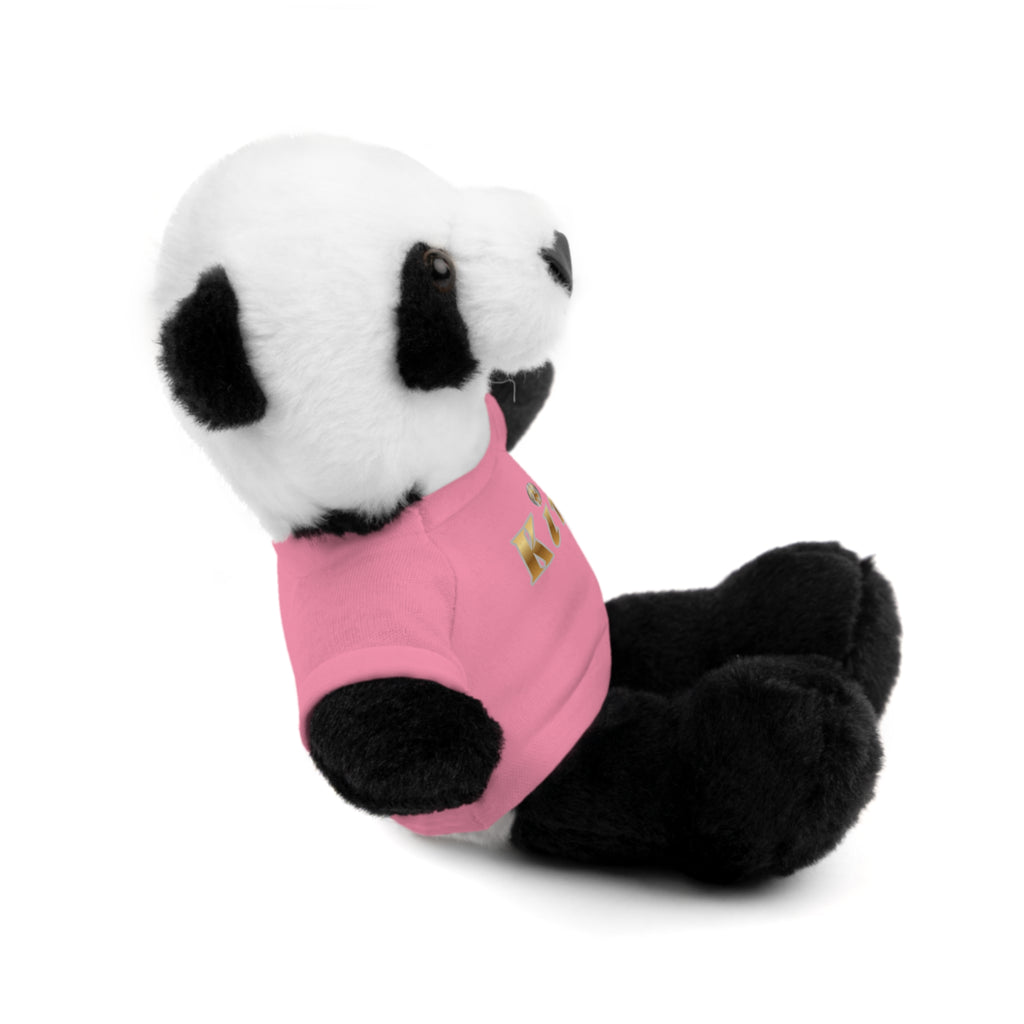 KindKing Teddy Bear with 'KindKing' Tee – Plush Stuffed Animal Gift