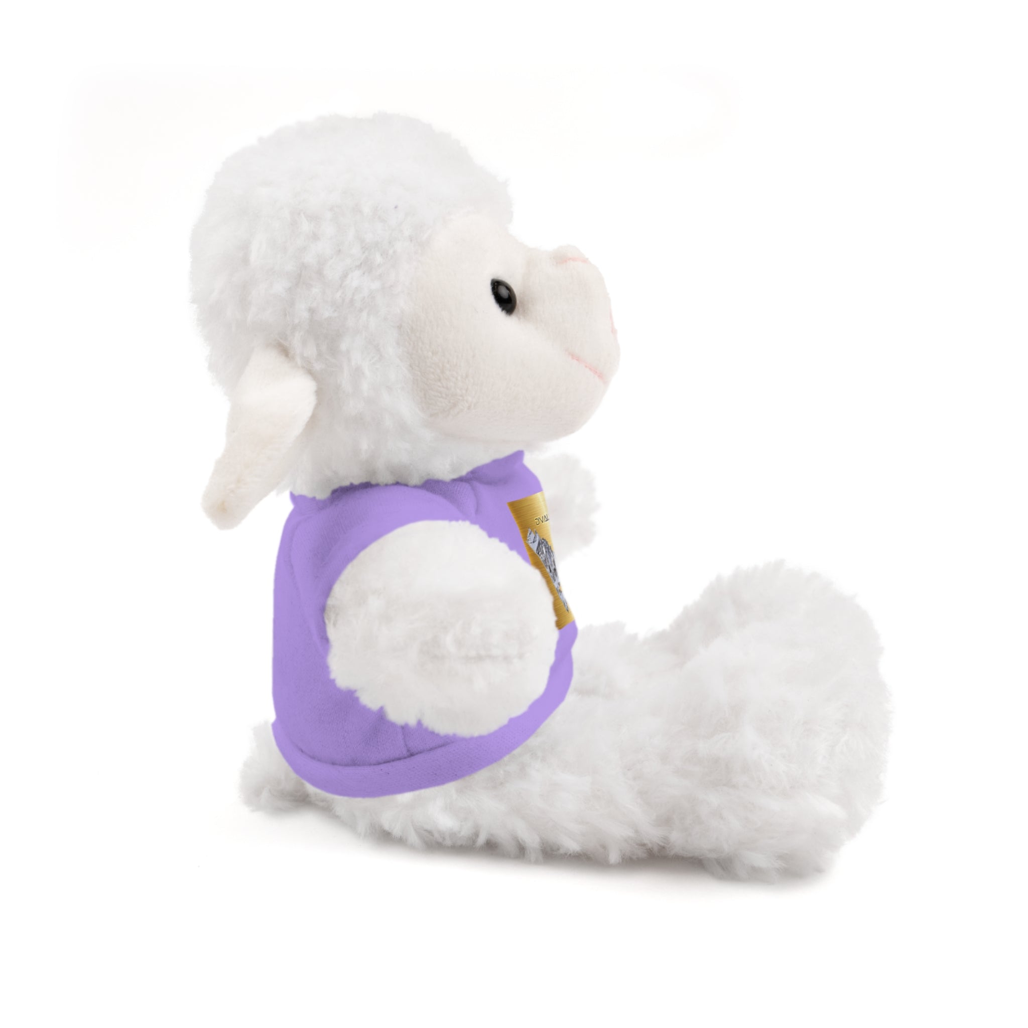 Teddy Bear with 'D'Valley' Gold Heart Tee — Cute Plush Gift for Kids & Loved Ones