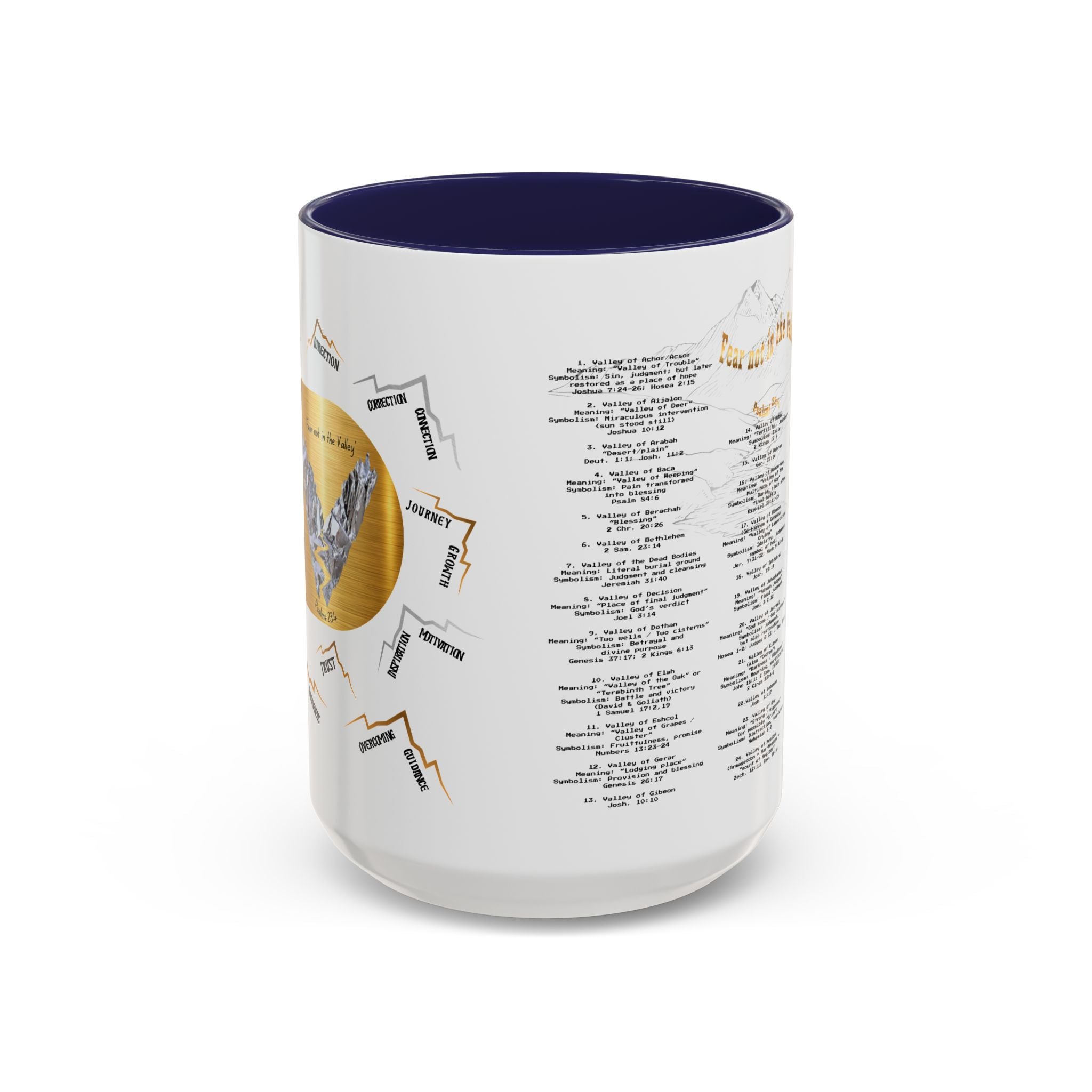 Coffee Mug — "Down in the Valley" Lyrics Accent Mug (11/15oz)