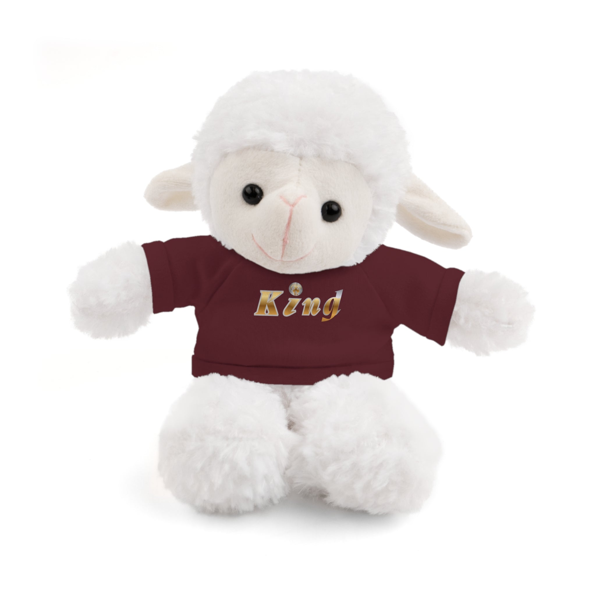 KindKing Teddy Bear with 'KindKing' Tee – Plush Stuffed Animal Gift