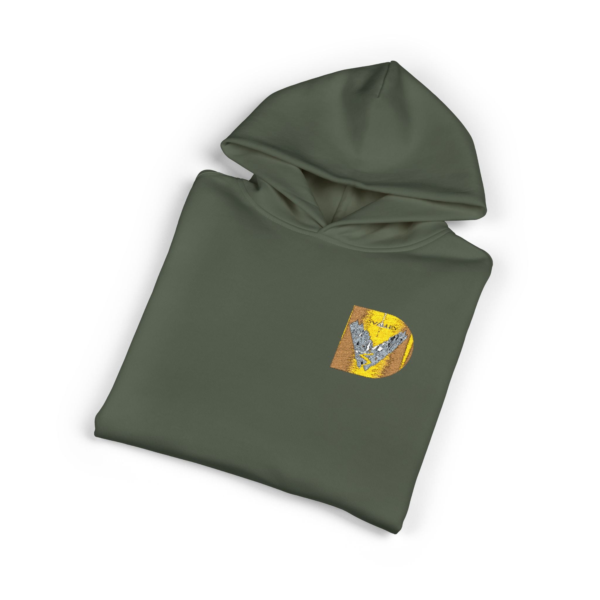 Gold Sequin D Initial Hoodie — Personalized Letter Pullover