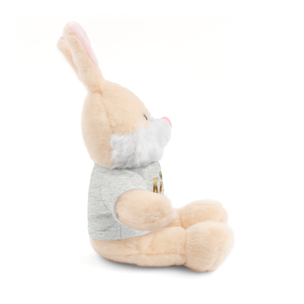 KindKing Teddy Bear with 'KindKing' Tee – Plush Stuffed Animal Gift