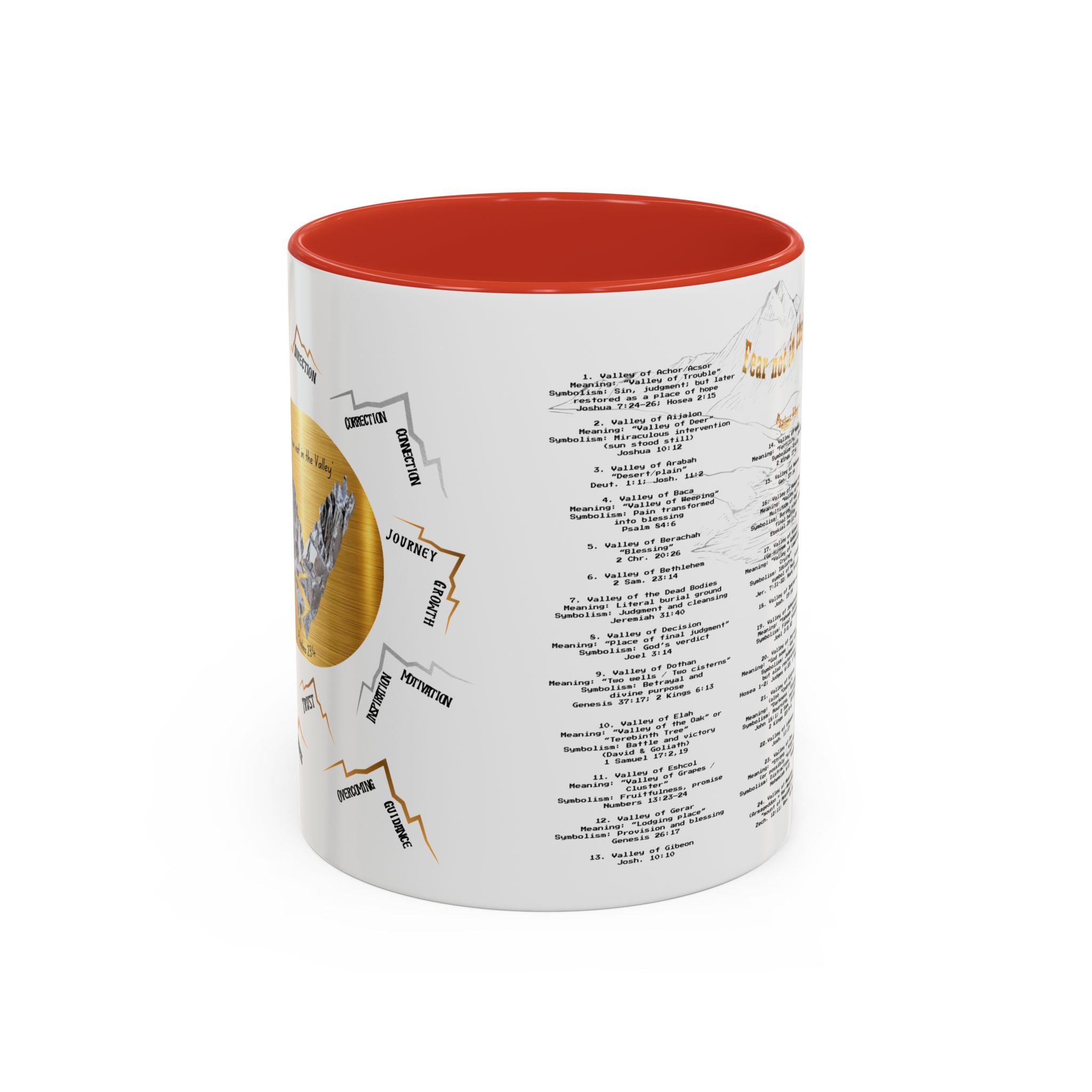 Coffee Mug — "Down in the Valley" Lyrics Accent Mug (11/15oz)