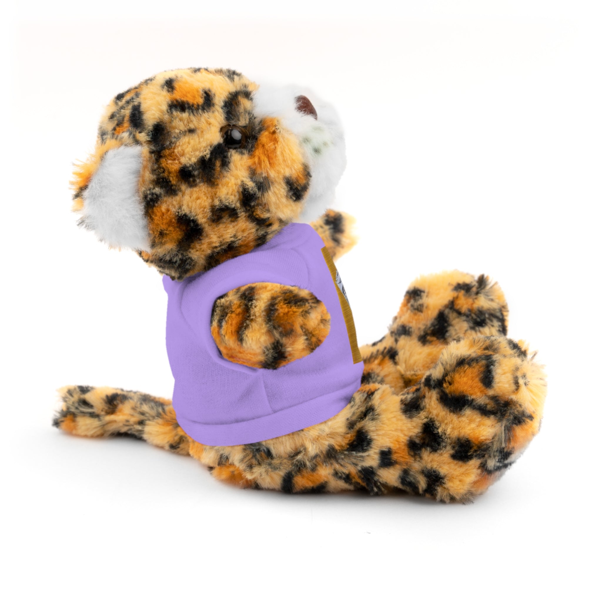 Teddy Bear with 'D'Valley' Gold Heart Tee — Cute Plush Gift for Kids & Loved Ones