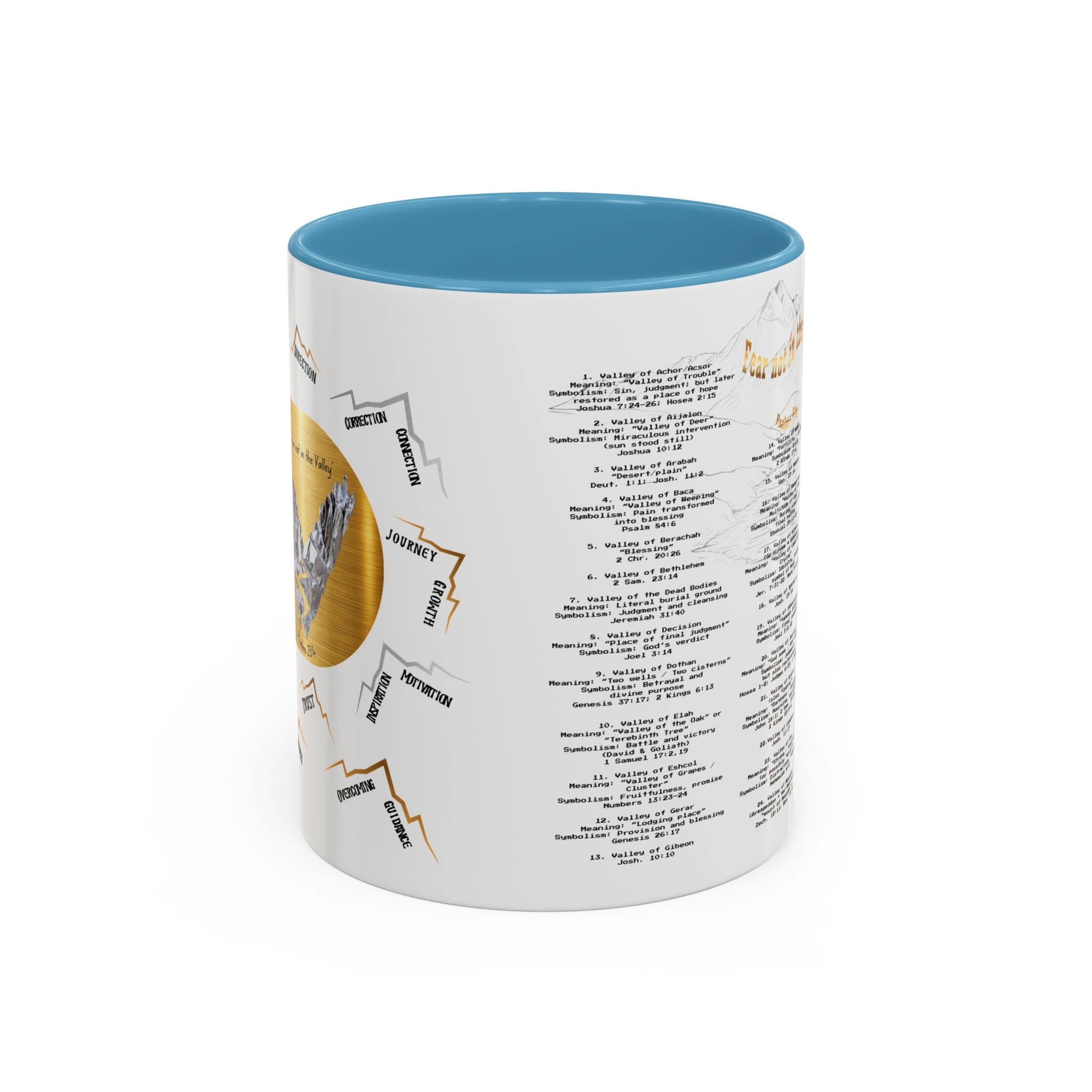 Coffee Mug — "Down in the Valley" Lyrics Accent Mug (11/15oz)