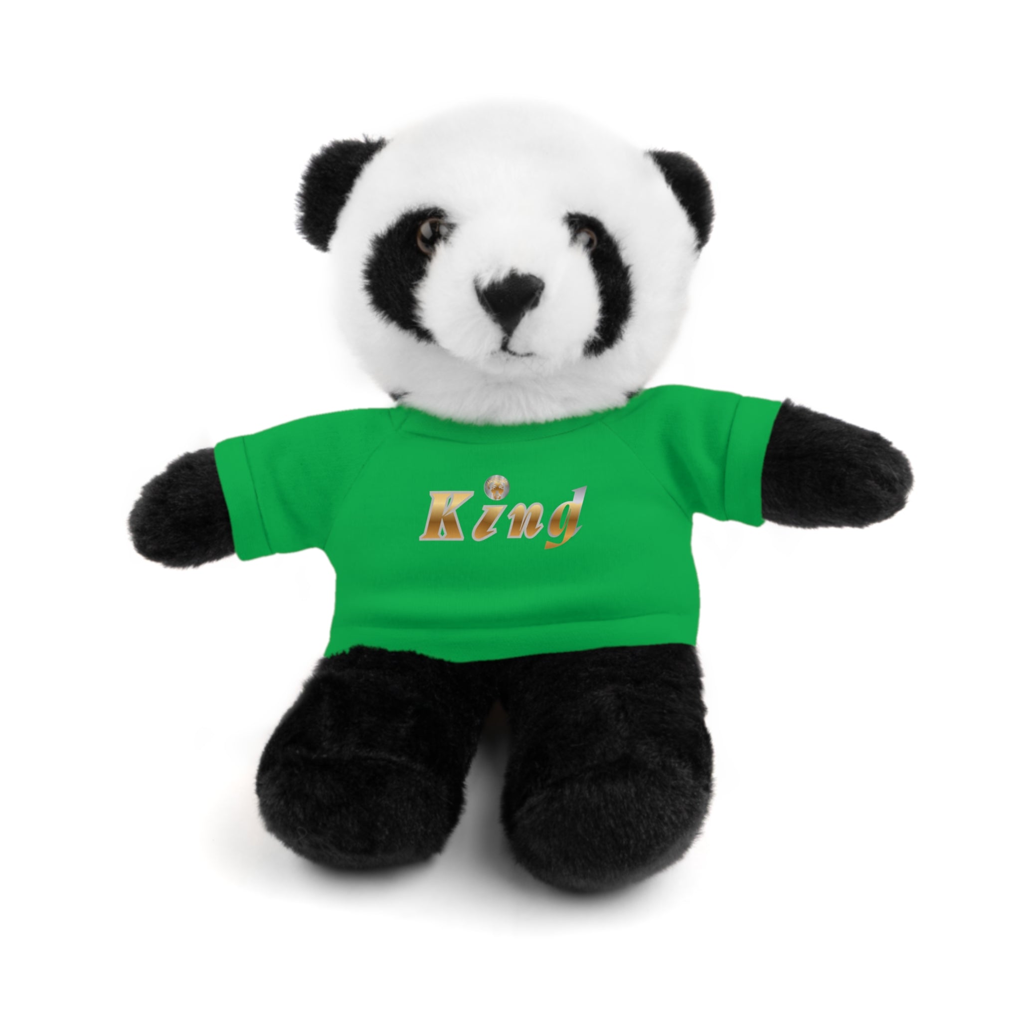 KindKing Teddy Bear with 'KindKing' Tee – Plush Stuffed Animal Gift