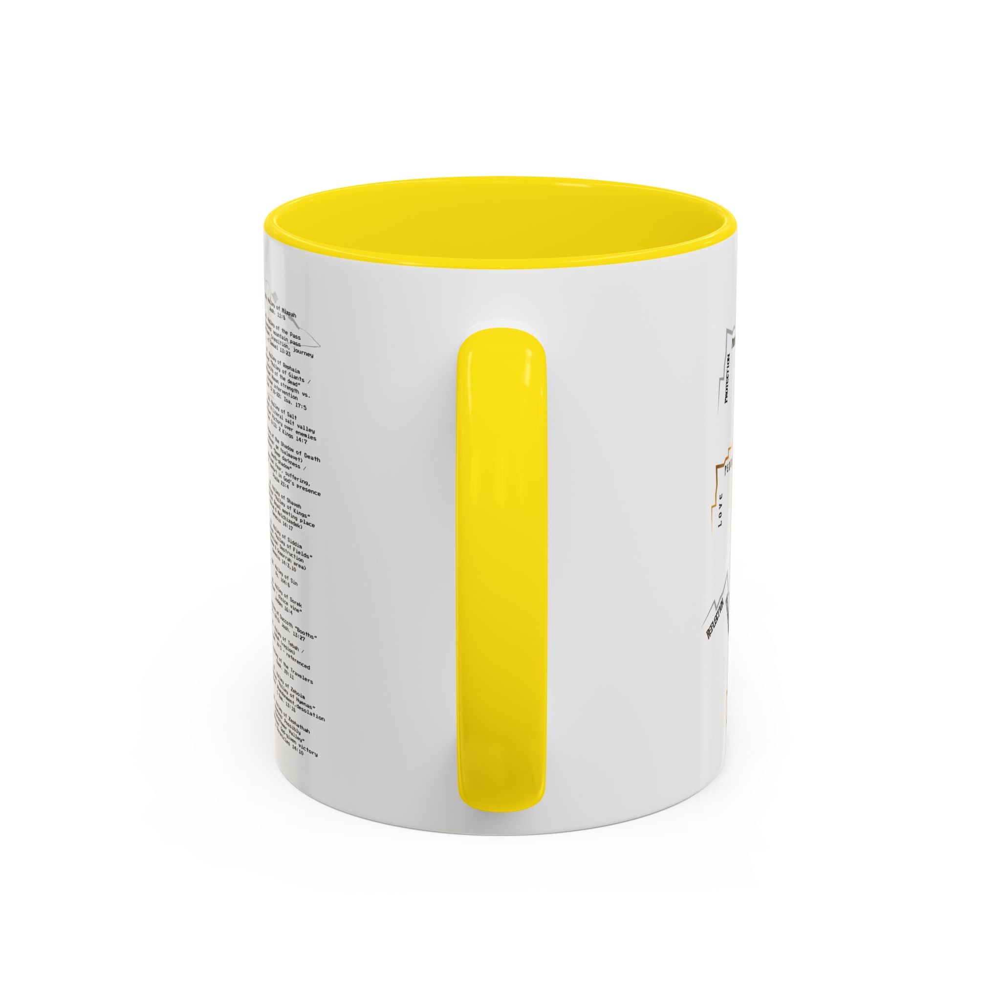 Coffee Mug — "Down in the Valley" Lyrics Accent Mug (11/15oz)