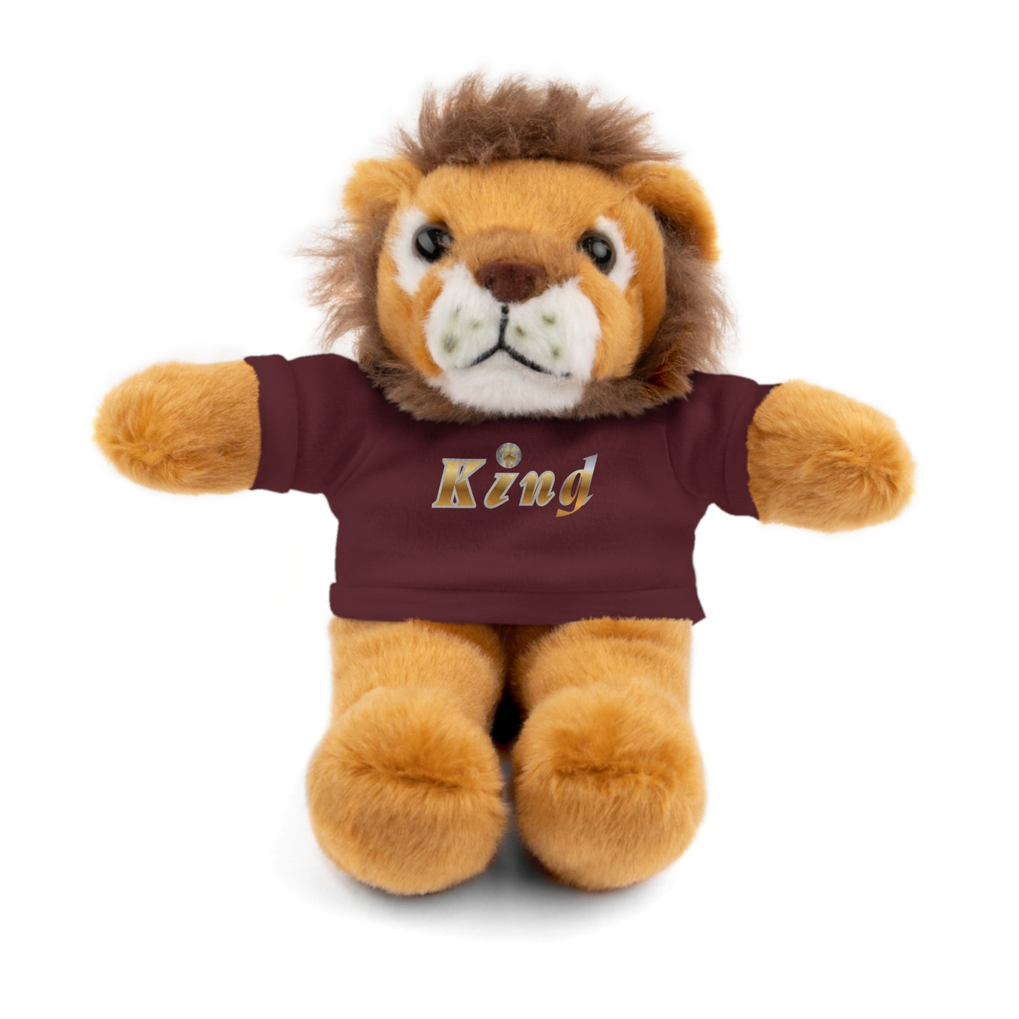 KindKing Teddy Bear with 'KindKing' Tee – Plush Stuffed Animal Gift