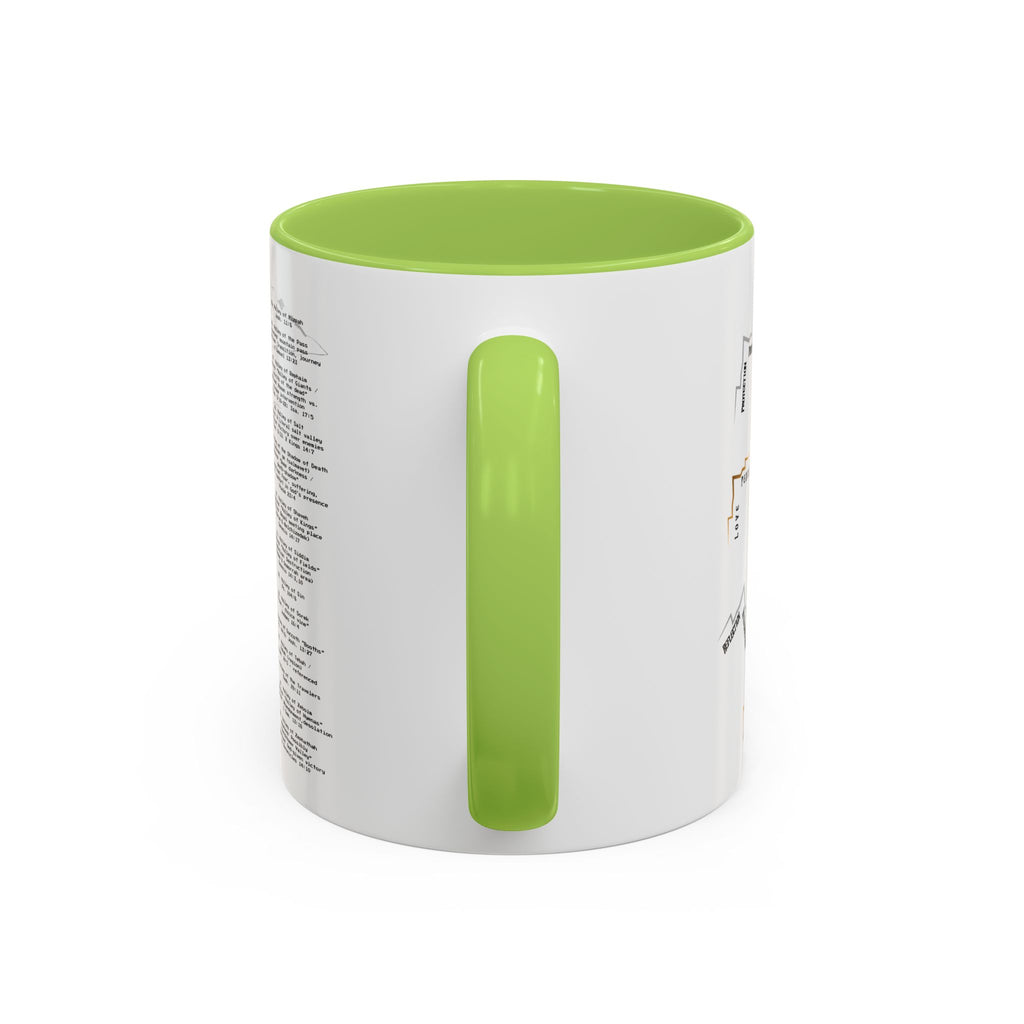 Coffee Mug — "Down in the Valley" Lyrics Accent Mug (11/15oz)