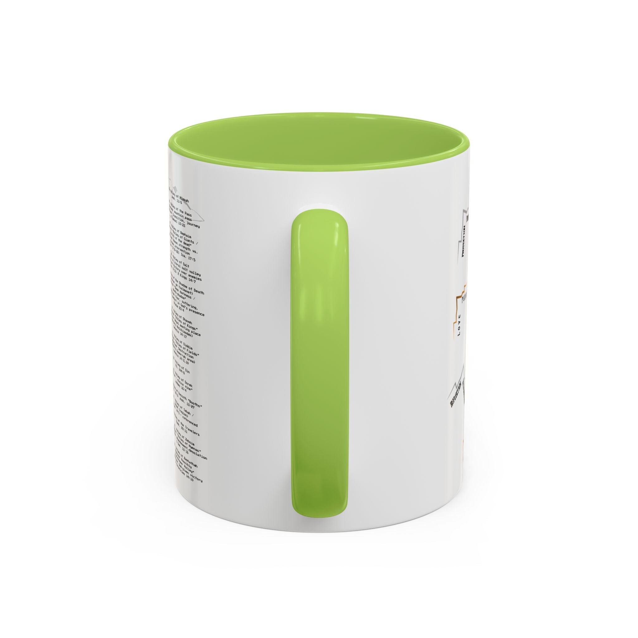 Coffee Mug — "Down in the Valley" Lyrics Accent Mug (11/15oz)