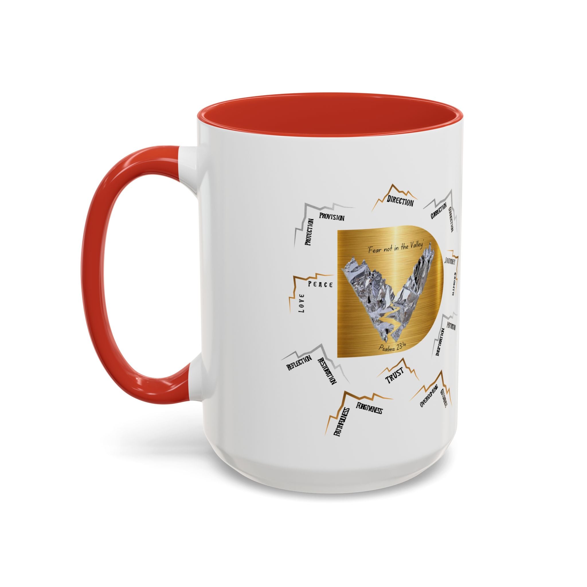 Coffee Mug — "Down in the Valley" Lyrics Accent Mug (11/15oz)