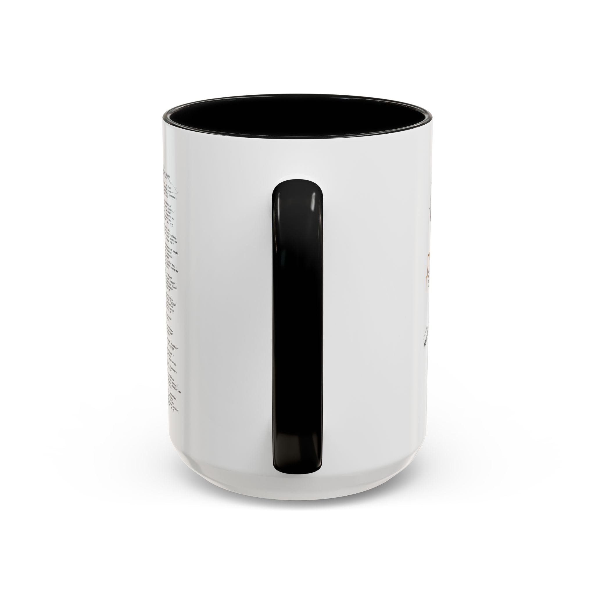 Coffee Mug — "Down in the Valley" Lyrics Accent Mug (11/15oz)