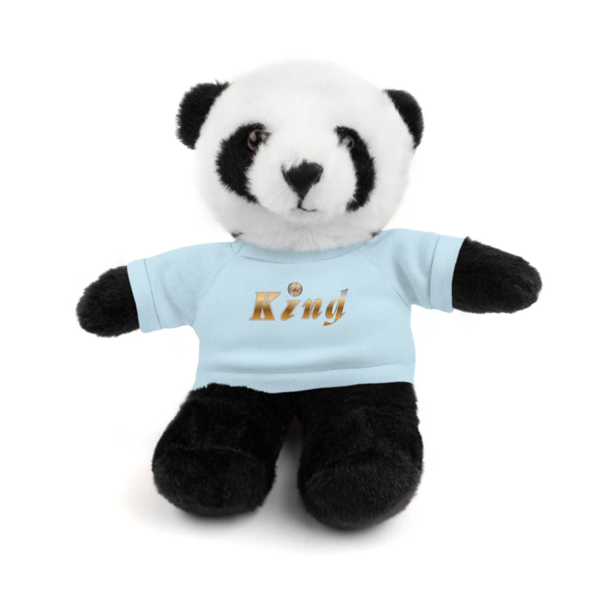 KindKing Teddy Bear with 'KindKing' Tee – Plush Stuffed Animal Gift