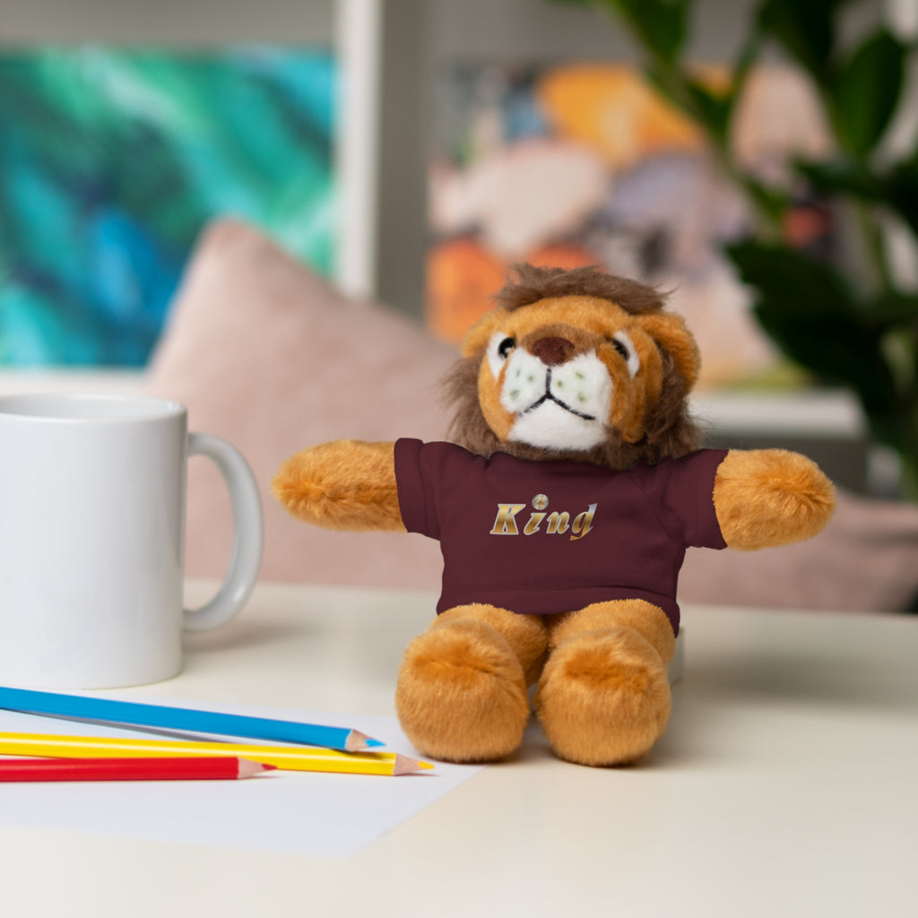 KindKing Teddy Bear with 'KindKing' Tee – Plush Stuffed Animal Gift