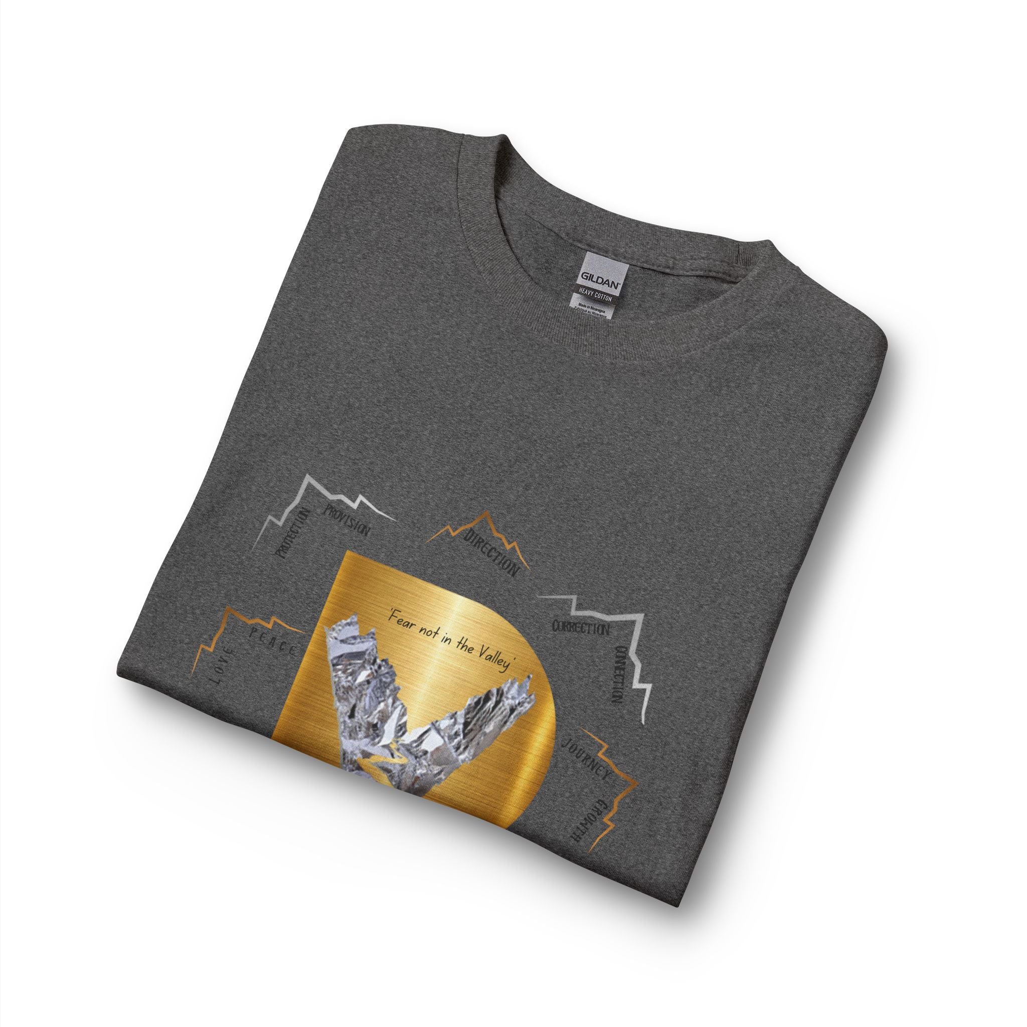 Long Sleeve — "Psalm 23:4 Fear Not in the Valley” Graphic Tee (Song Lyrics Back)