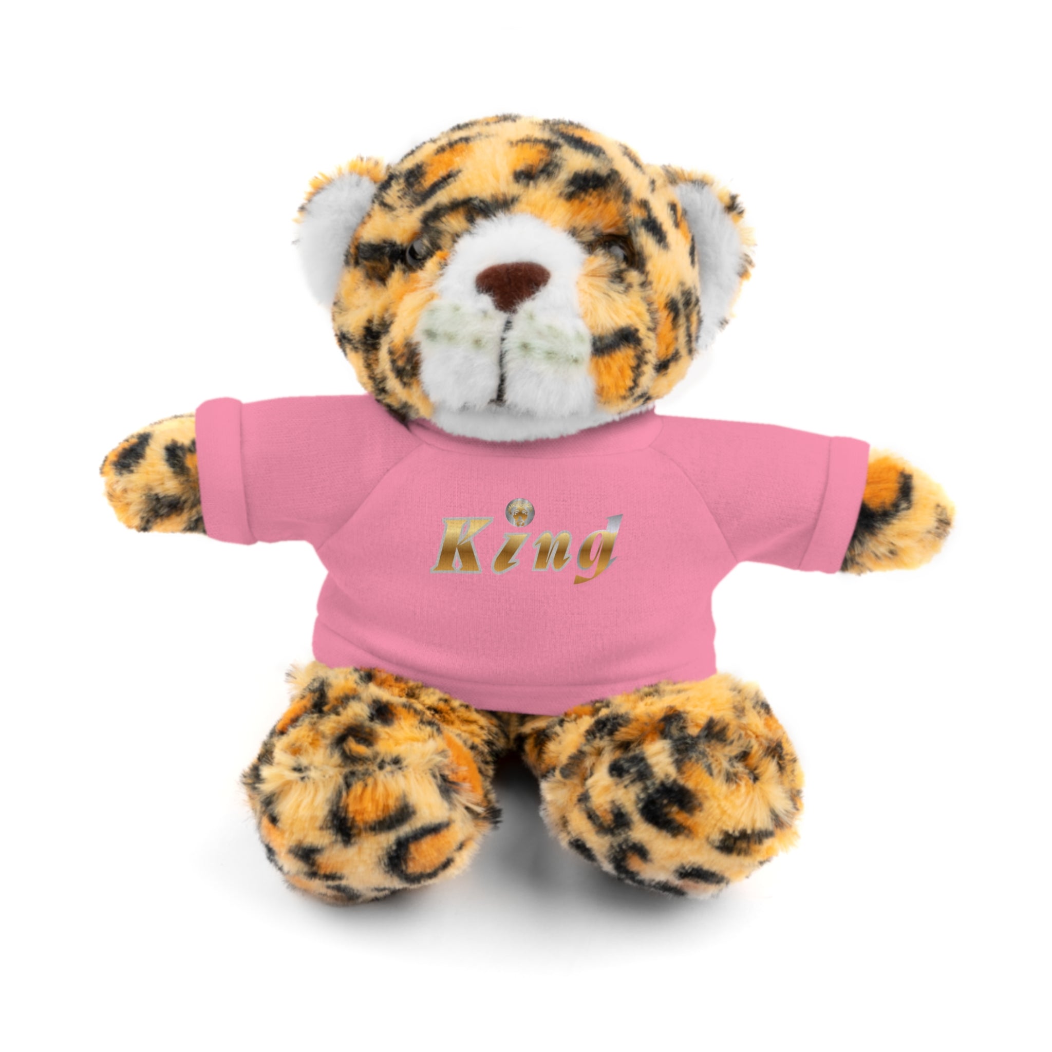 KindKing Teddy Bear with 'KindKing' Tee – Plush Stuffed Animal Gift