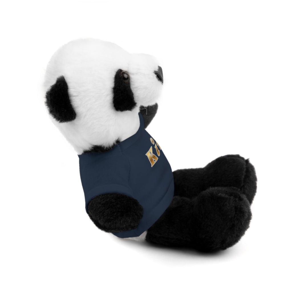 KindKing Teddy Bear with 'KindKing' Tee – Plush Stuffed Animal Gift