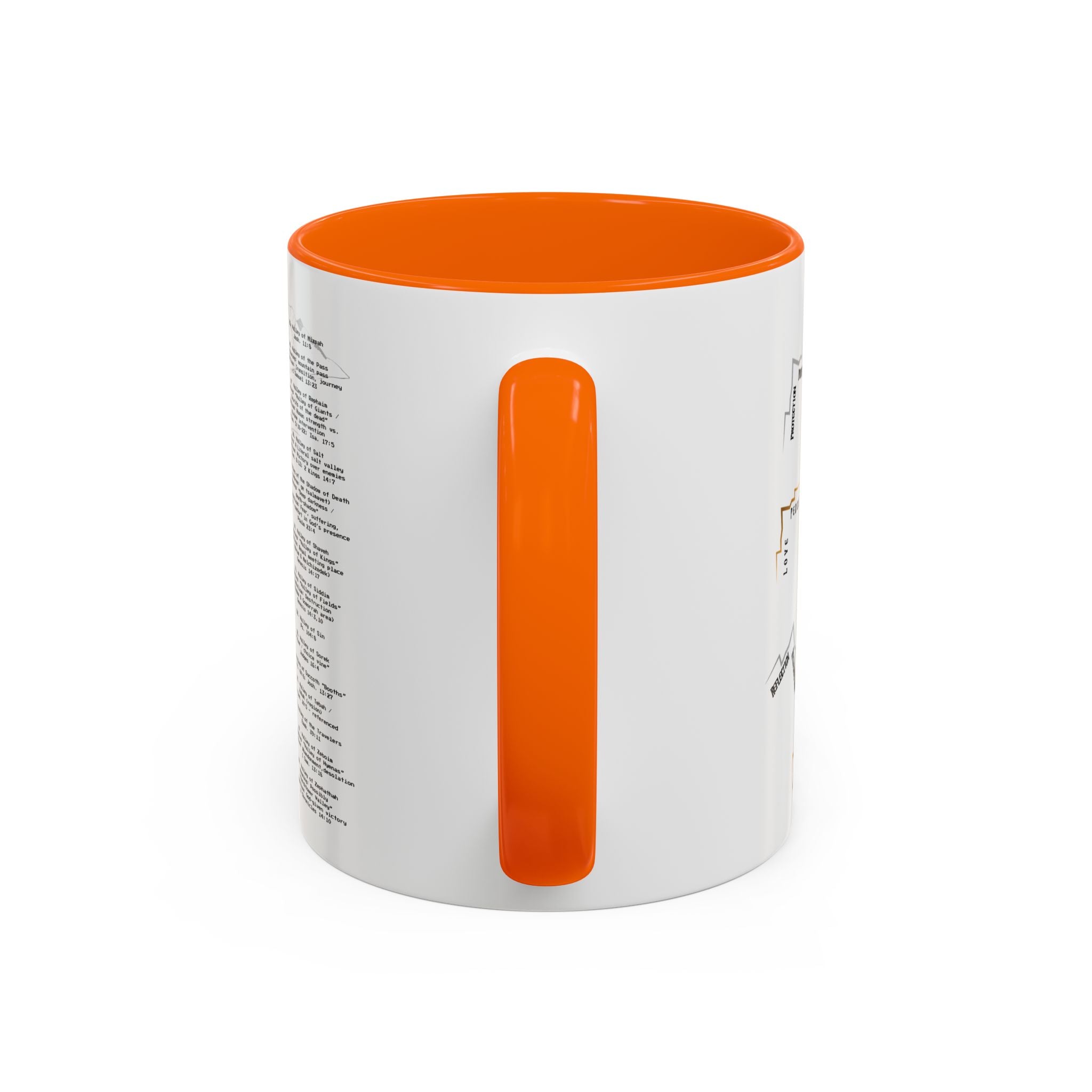 Coffee Mug — "Down in the Valley" Lyrics Accent Mug (11/15oz)