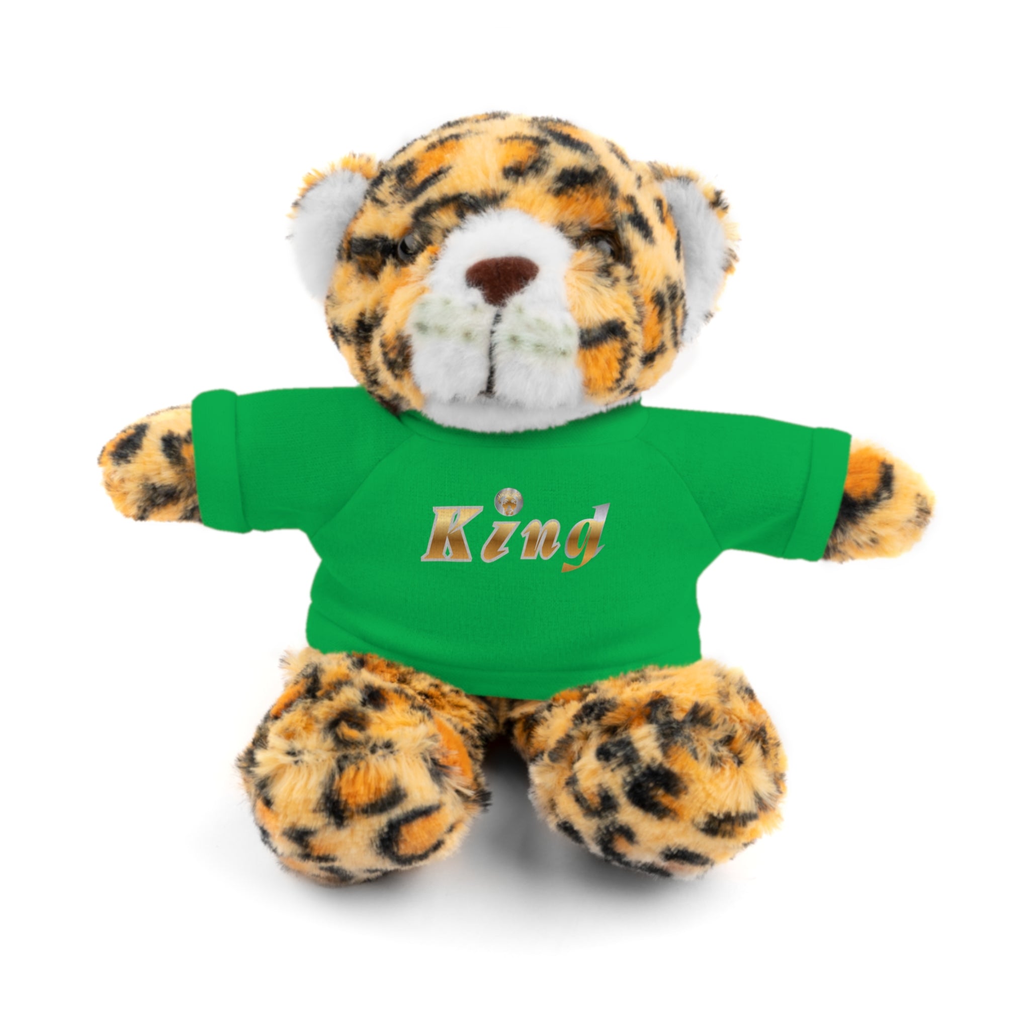 KindKing Teddy Bear with 'KindKing' Tee – Plush Stuffed Animal Gift