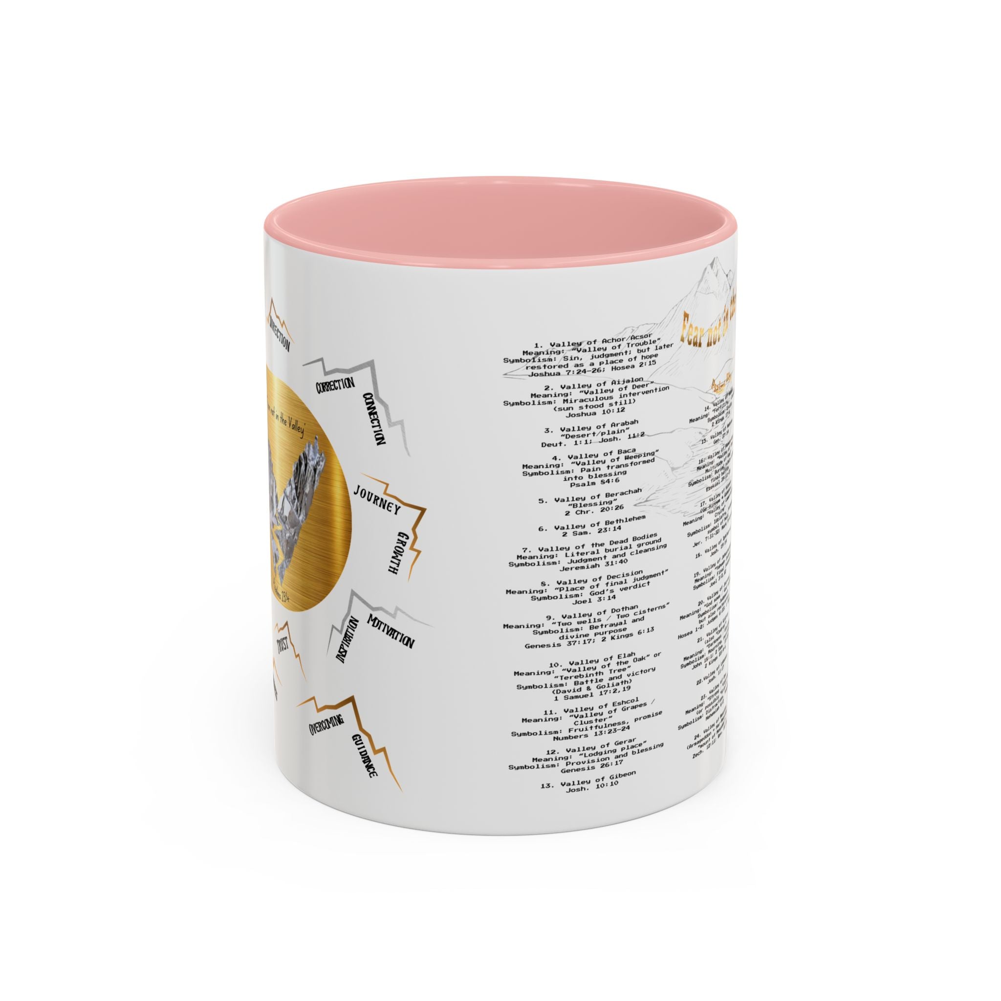 Coffee Mug — "Down in the Valley" Lyrics Accent Mug (11/15oz)