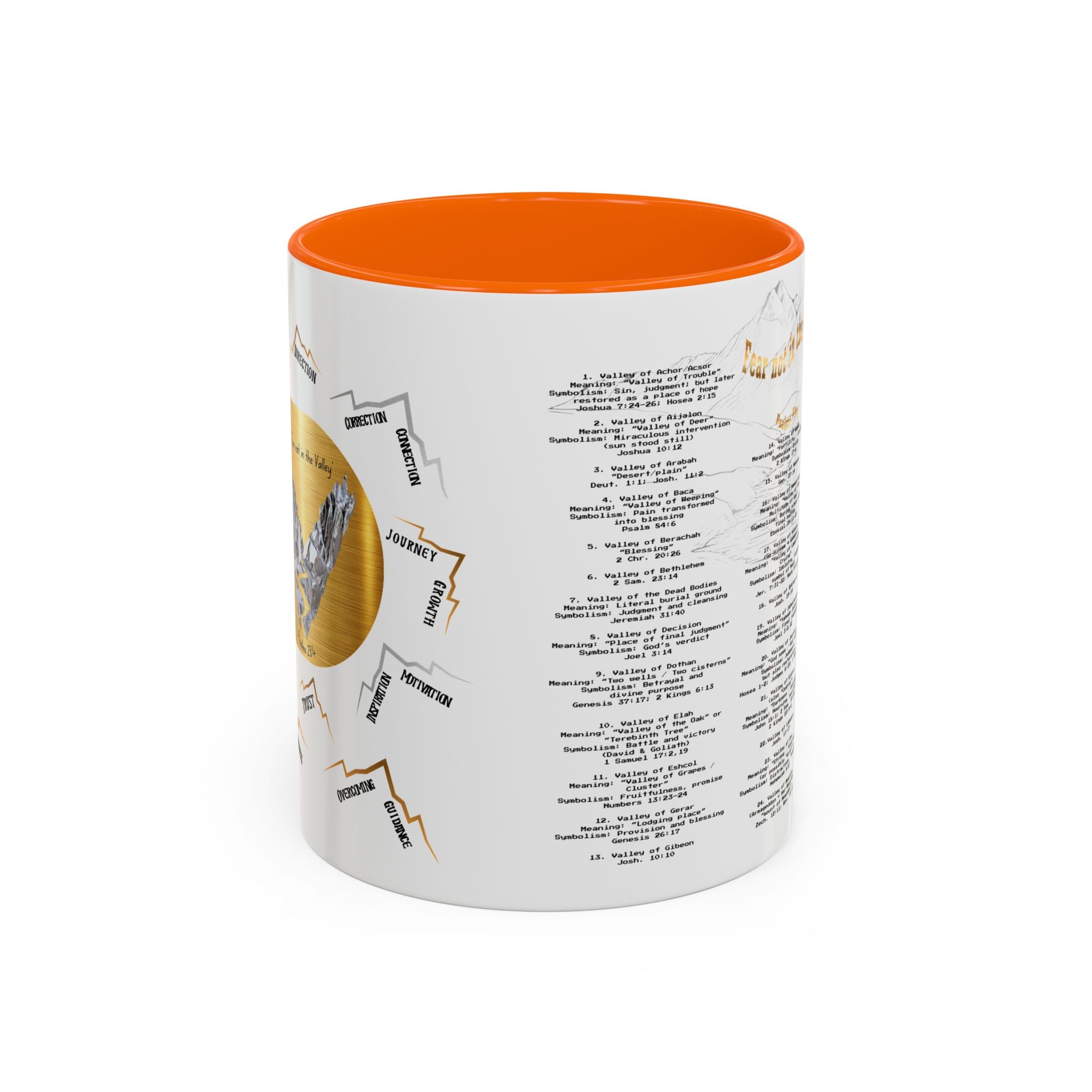 Coffee Mug — "Down in the Valley" Lyrics Accent Mug (11/15oz)