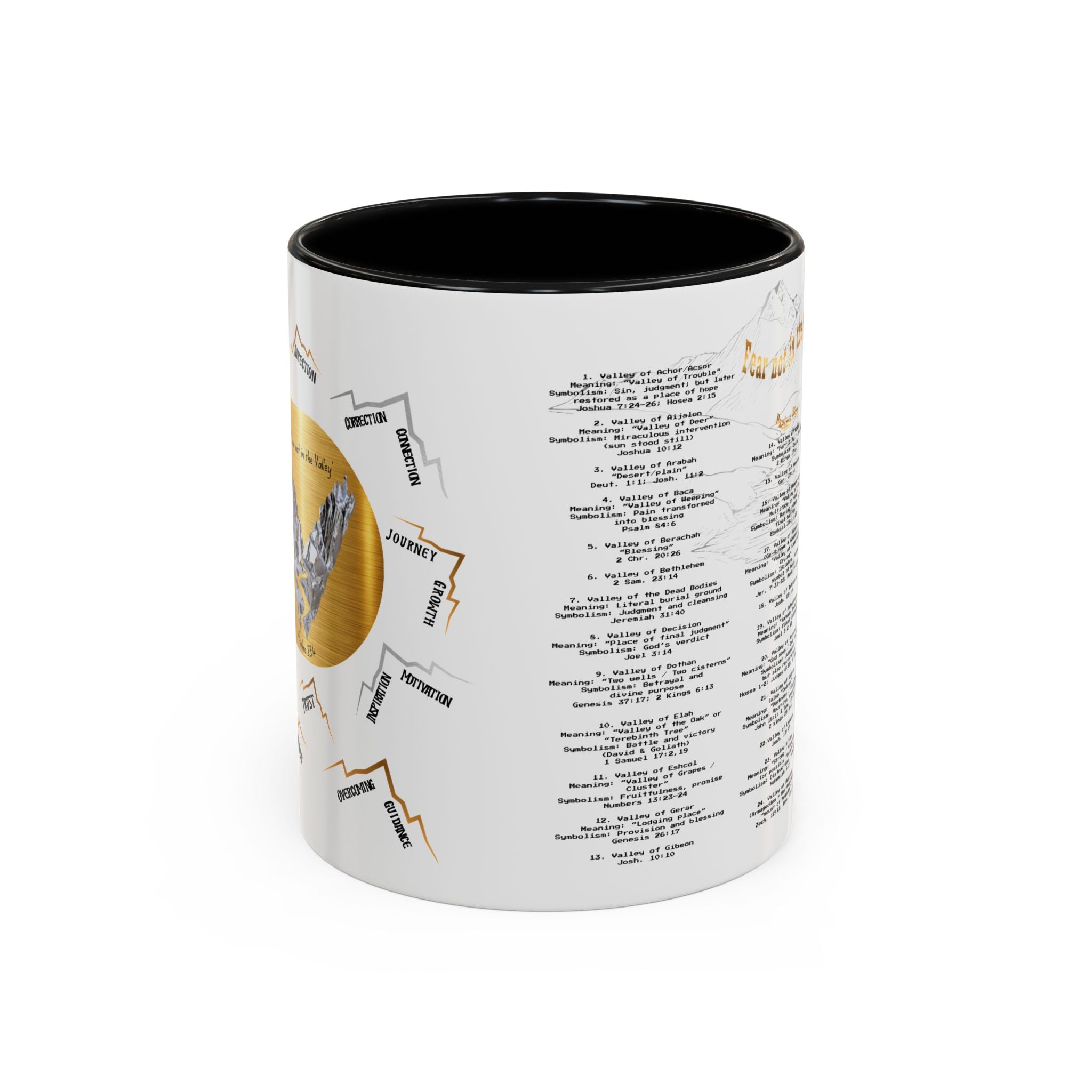 Coffee Mug — "Down in the Valley" Lyrics Accent Mug (11/15oz)