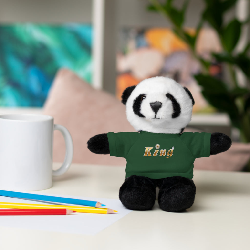 KindKing Teddy Bear with 'KindKing' Tee – Plush Stuffed Animal Gift