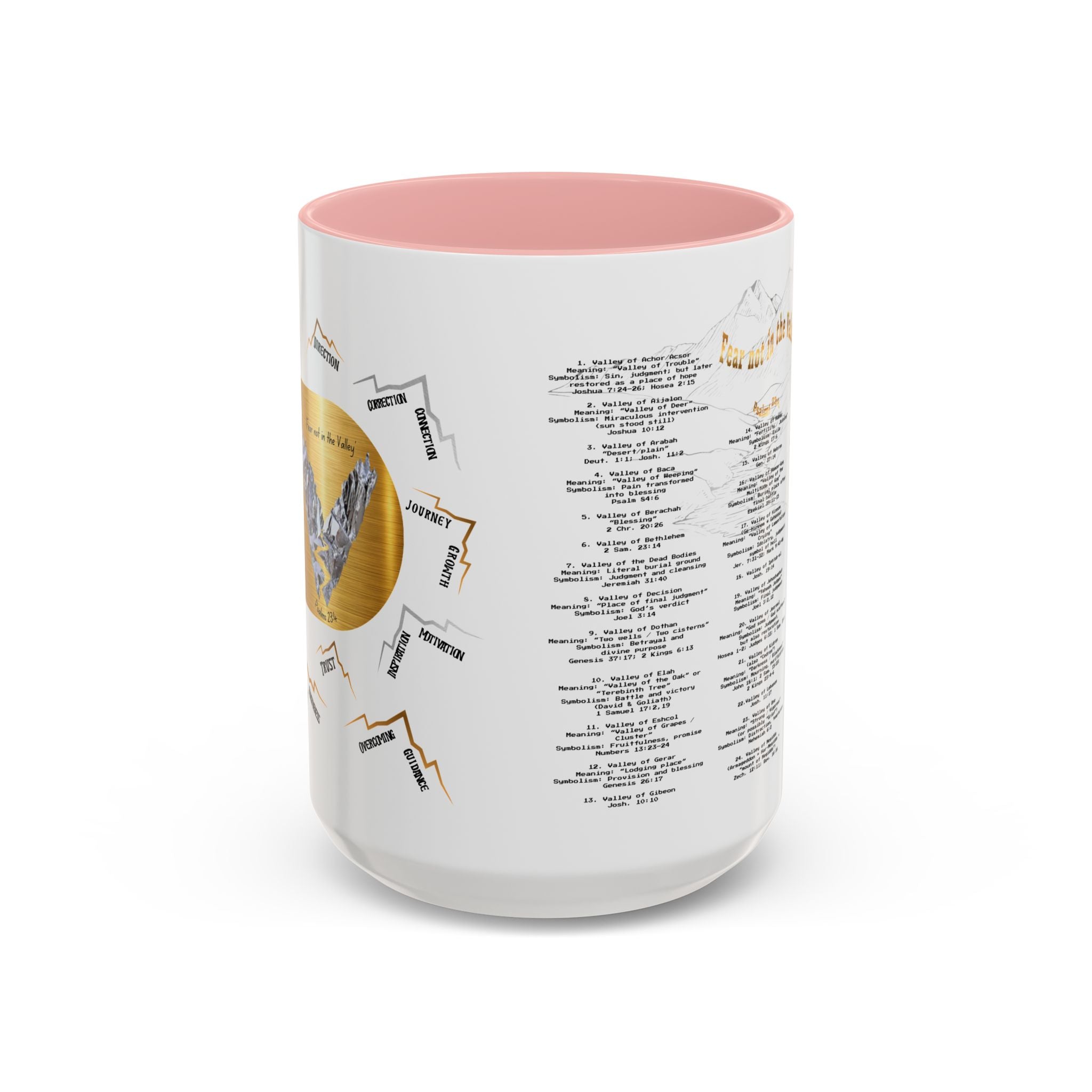 Coffee Mug — "Down in the Valley" Lyrics Accent Mug (11/15oz)